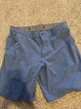 Izod Navy Blue Performance Mesh-Lined Shorts